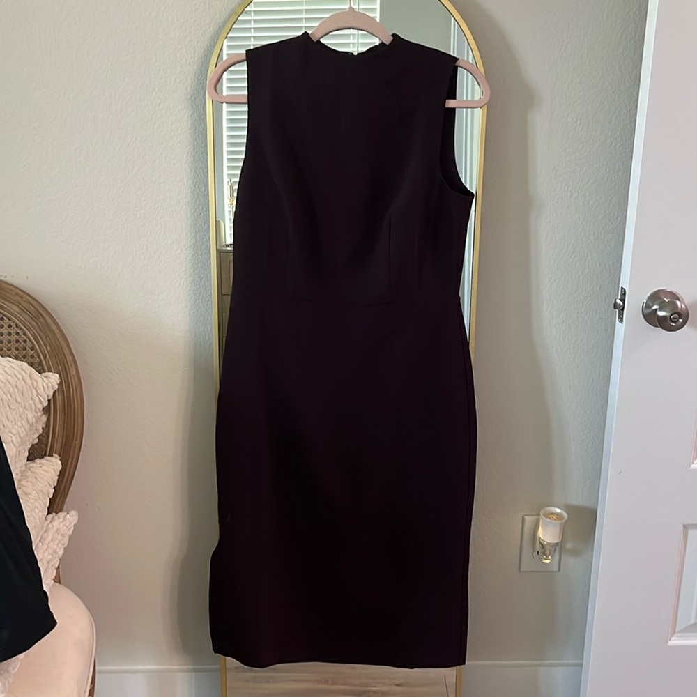 Ann Taylor Symmetric Maroon Dress